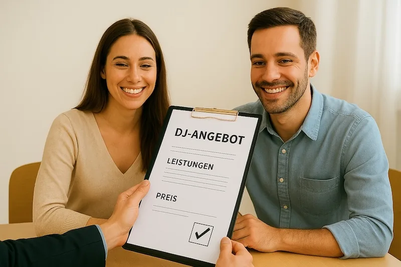 DJ Angebot Brautpaar